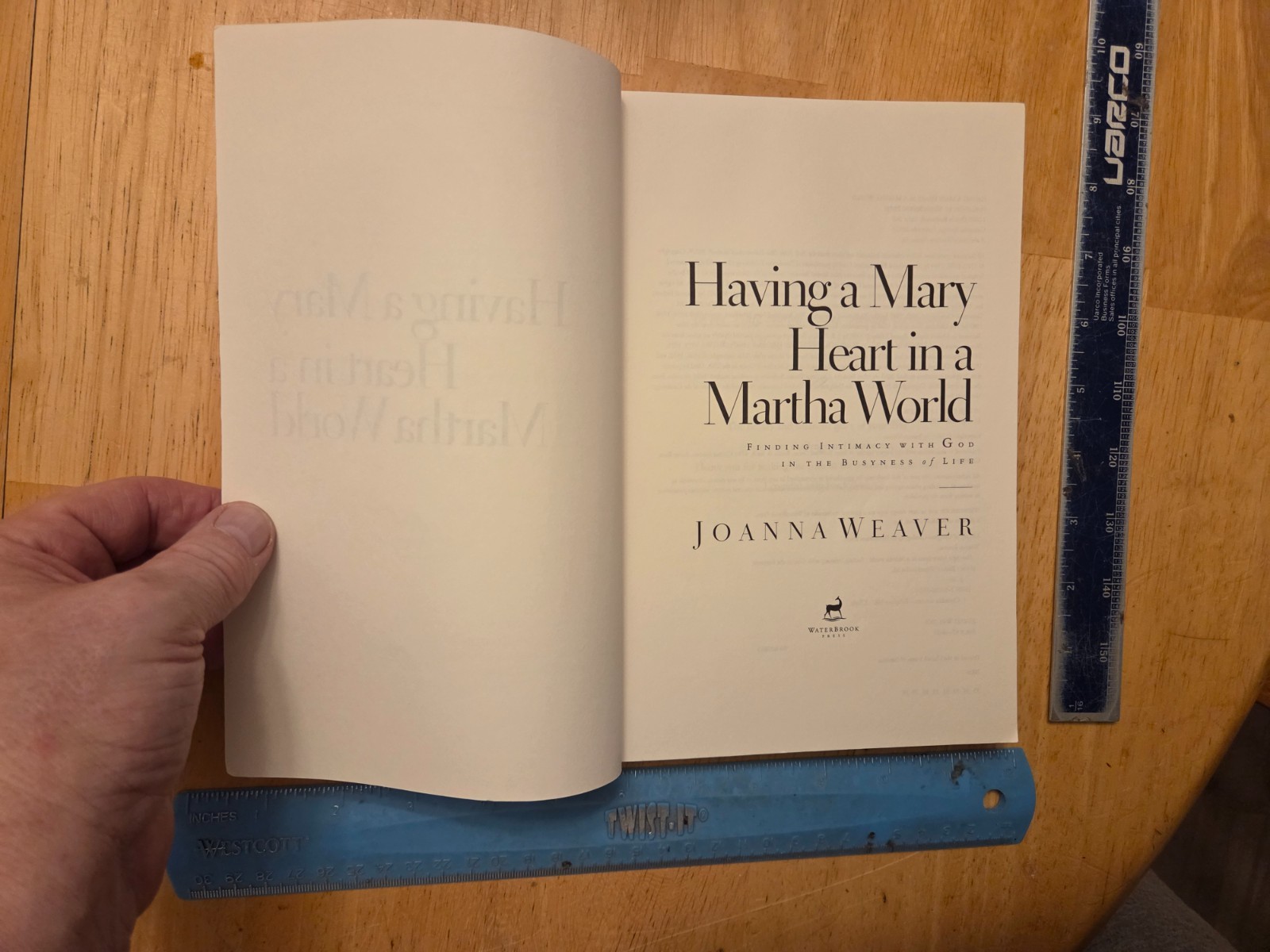 Having a Mary Heart in a Martha World by Joanna Weaver (2000, Trade Paperback)