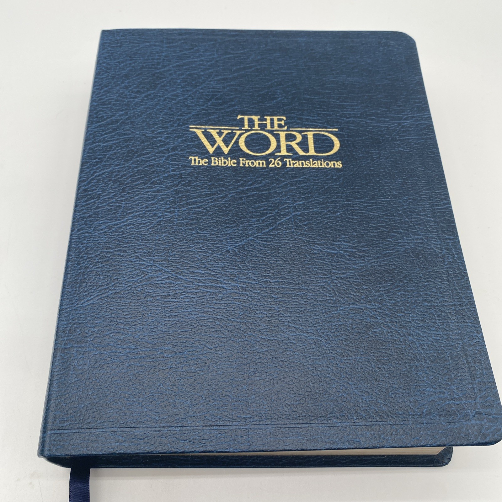 The Word Bible from 26 Translations Bonded Leather 1993 Mathis Publishers +Box
