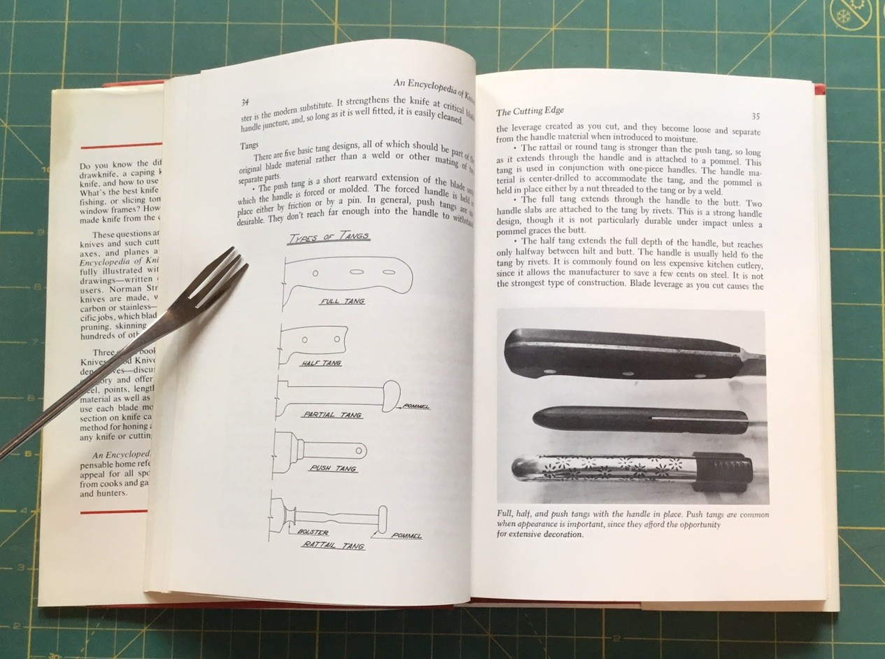 An Encyclopedia of Knives by Norman M. Strung, 1976 book, 220 Pages Many Picture