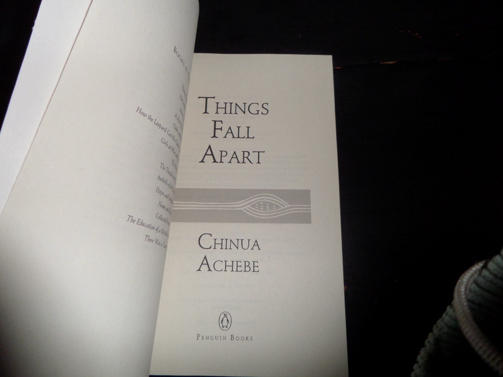 Things Fall Apart,1959(Chinua Achebe/Textbook)