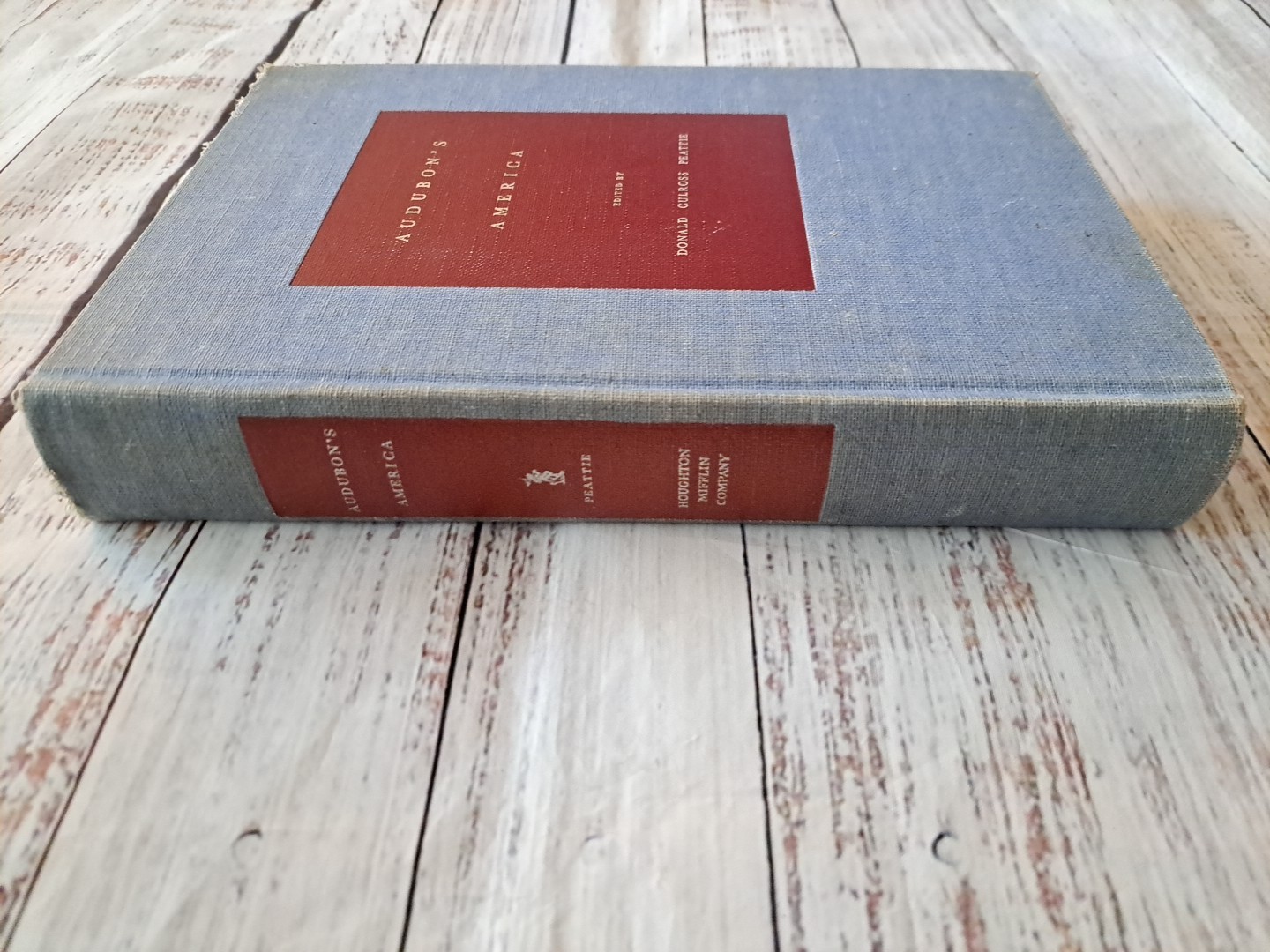 Audubon’s America, Donald Culross Peattie 1940, 328 page HC