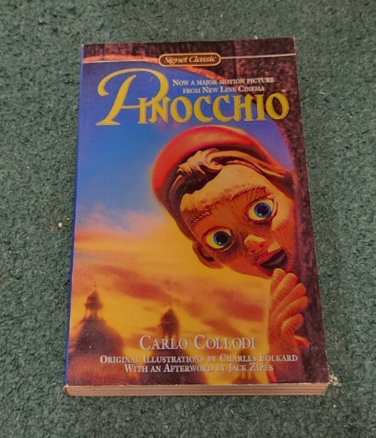 1996 PINOCCHIO New Line Cinema Movie Tie-In Carlo Collodi Charles Folkard