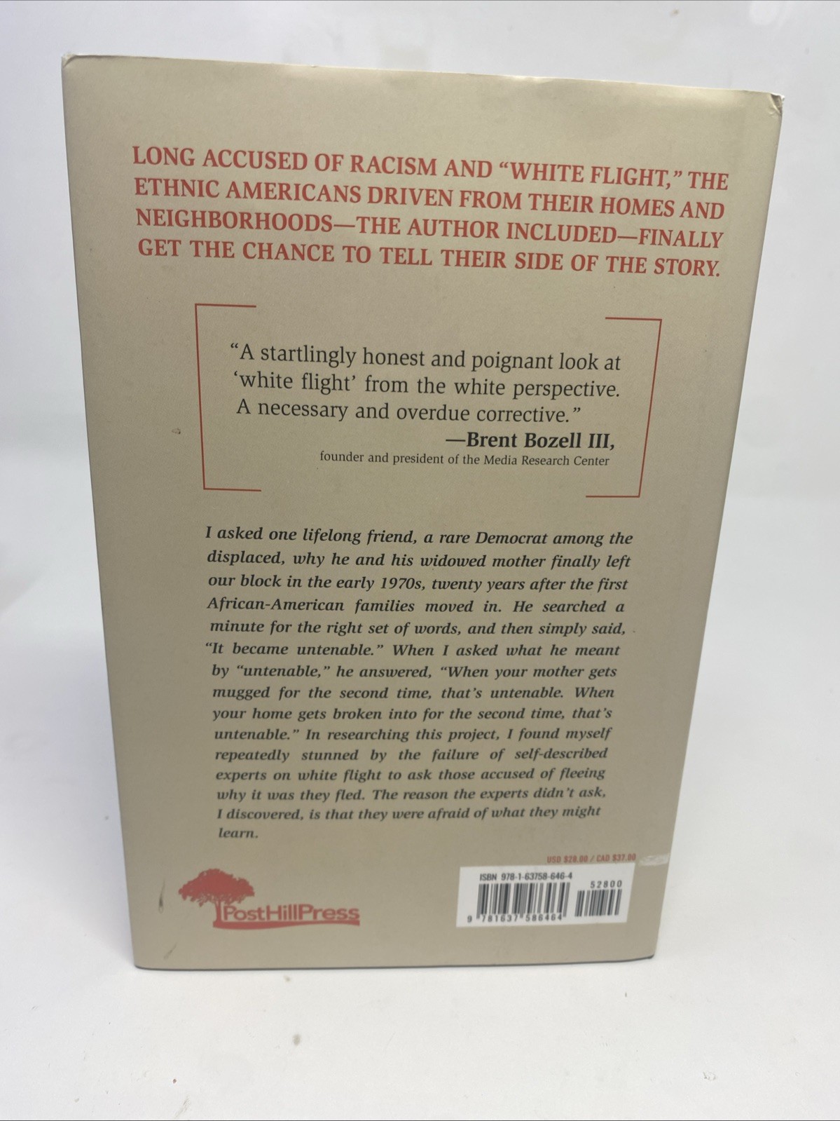 Untenable : The True Story of White Ethnic Flight from America’s Cities by Jack