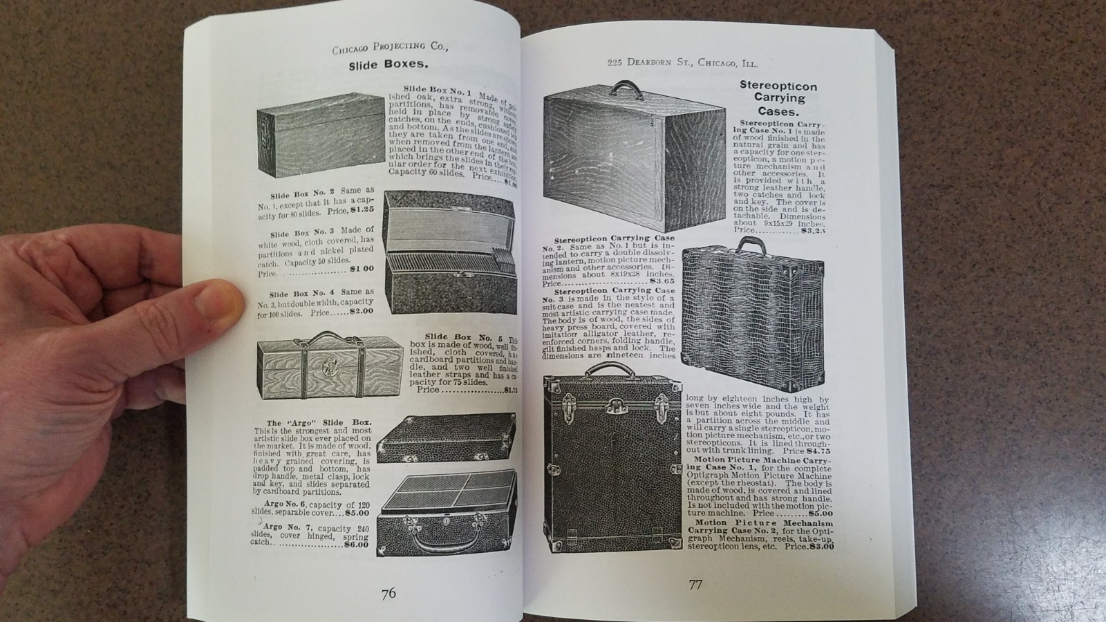 1907 Chicago Projecting Co Entertainer’s Supplies Catalog DELUXE REPRINT EDITION