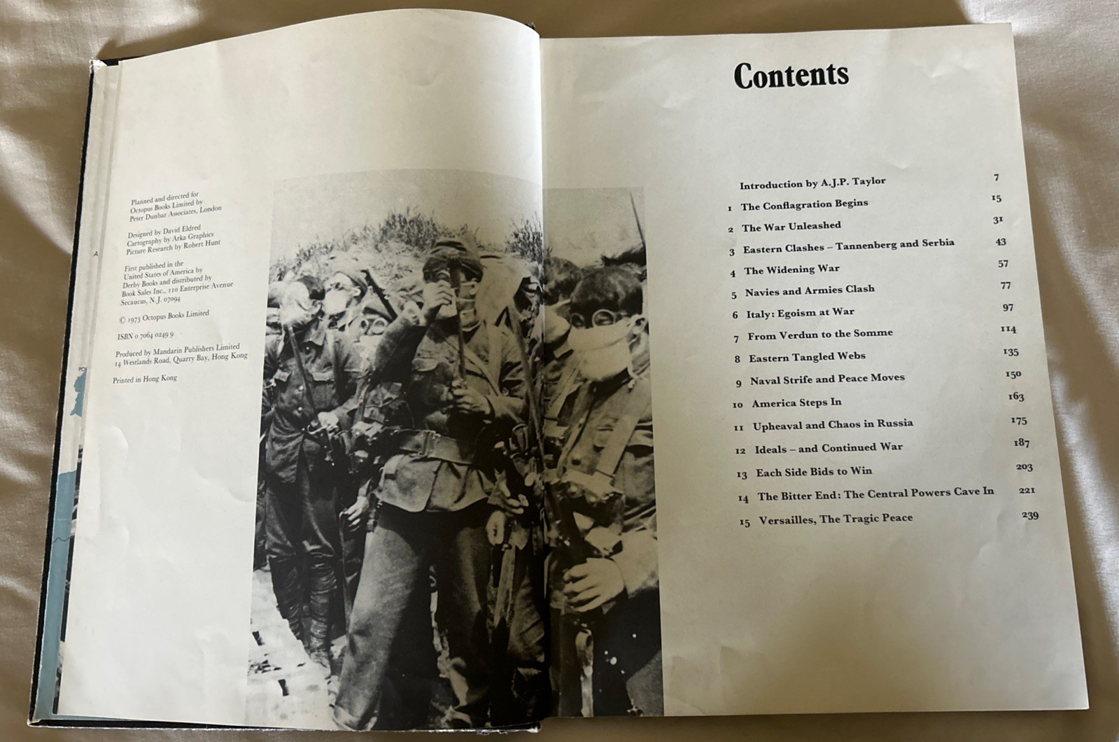 Vintage 1973 World War 1 By David Shermer – Introduction By A.J.P Taylor