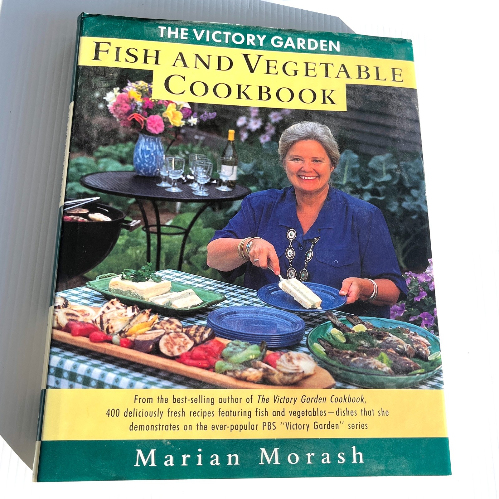 The Victory Garden Fish & Vegetable Cookbook Marian Morash 1st Edition VTG 1993