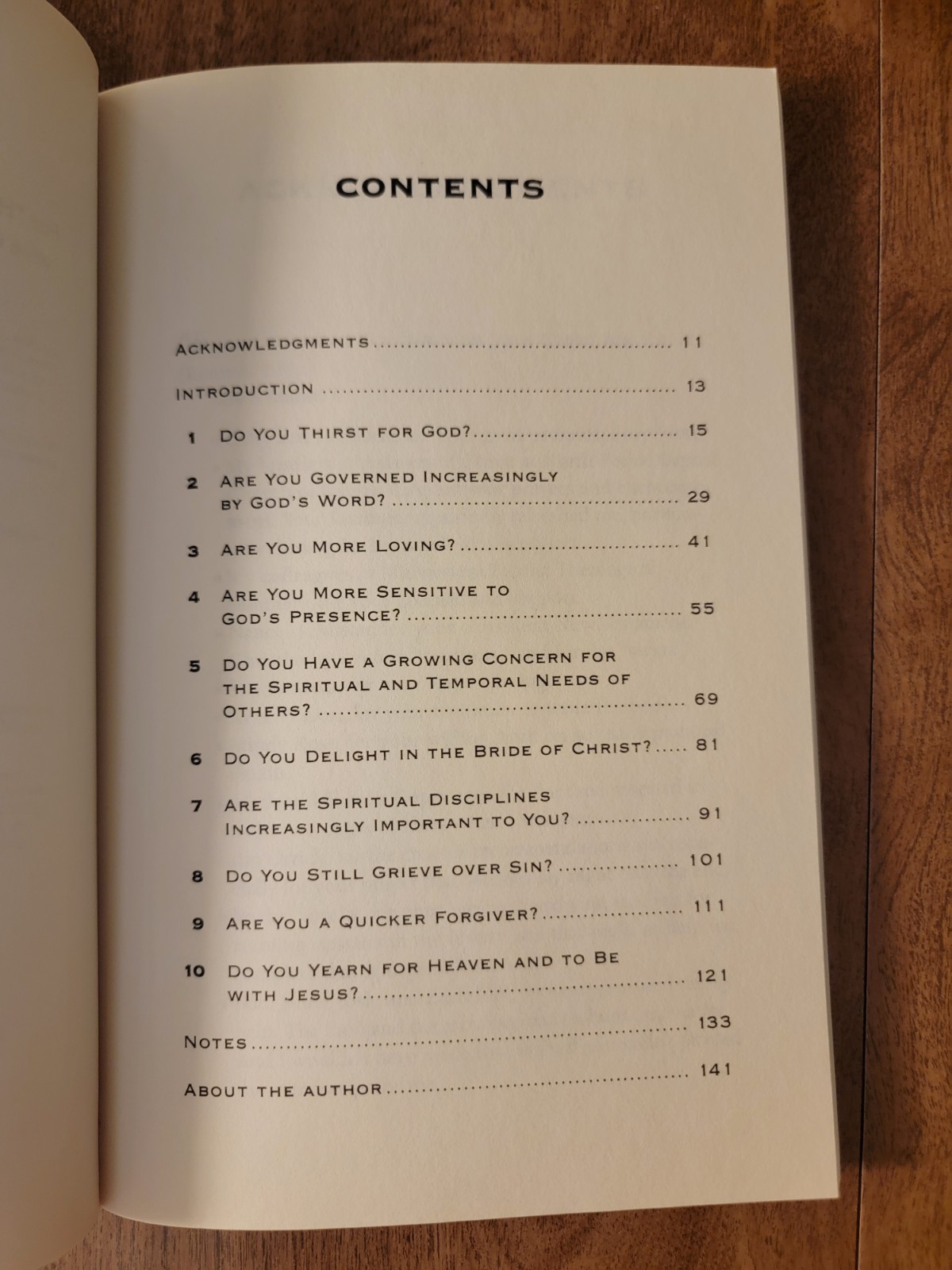 Ten Questions to Diagnose Your Spiritual Health, Donald S. Whitney
