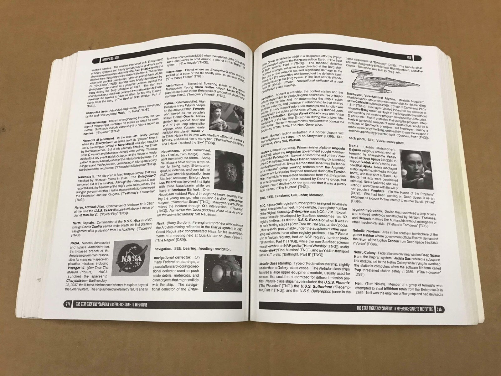 The Star Trek Encyclopedia by Michael Okuda,Denise Okuda,Debbie Mirek- 396 Pages