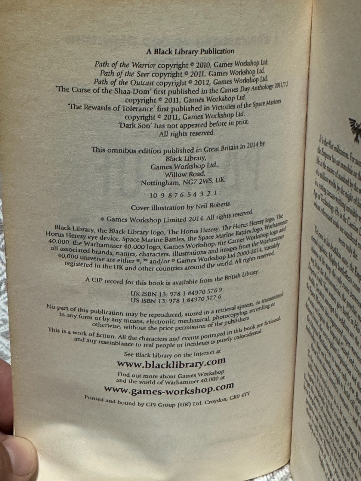 Warhammer 40k 3 Book Collection. See photos for Titles.