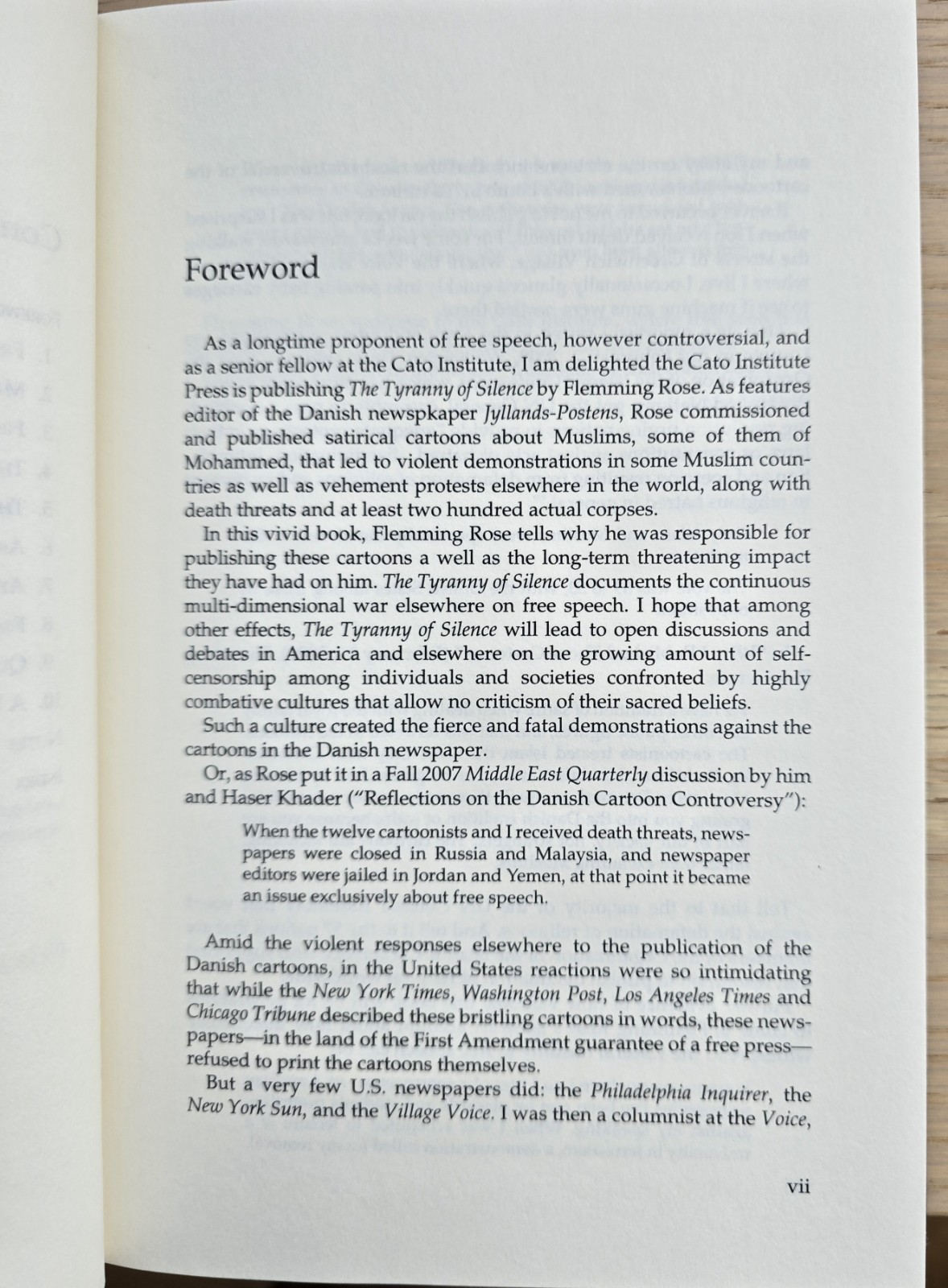 Tyranny of Silence – Flemming Rose – HC/DJ – ©2014 CATO Institute – Mint Cond…