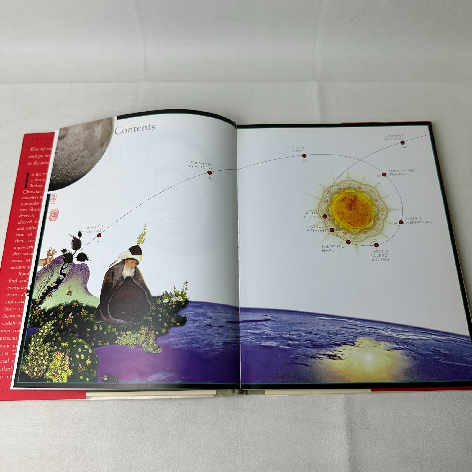 The Illuminated Rumi Jalal Al-Din Rumi 1997 First Edition Illustrated Hardcover