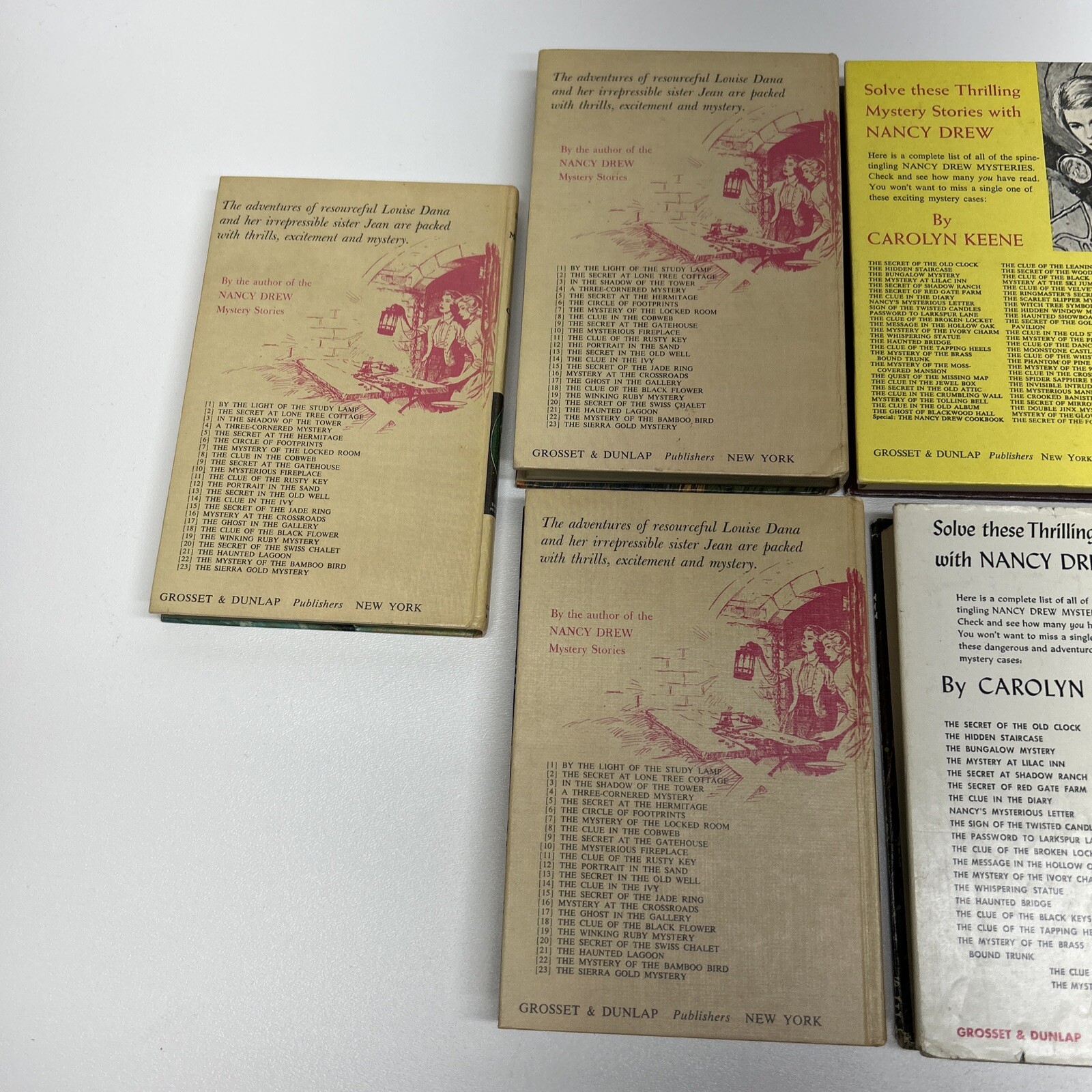 Lot Of 11 Nancy Drew Books Carolyn Keene Hardcover
