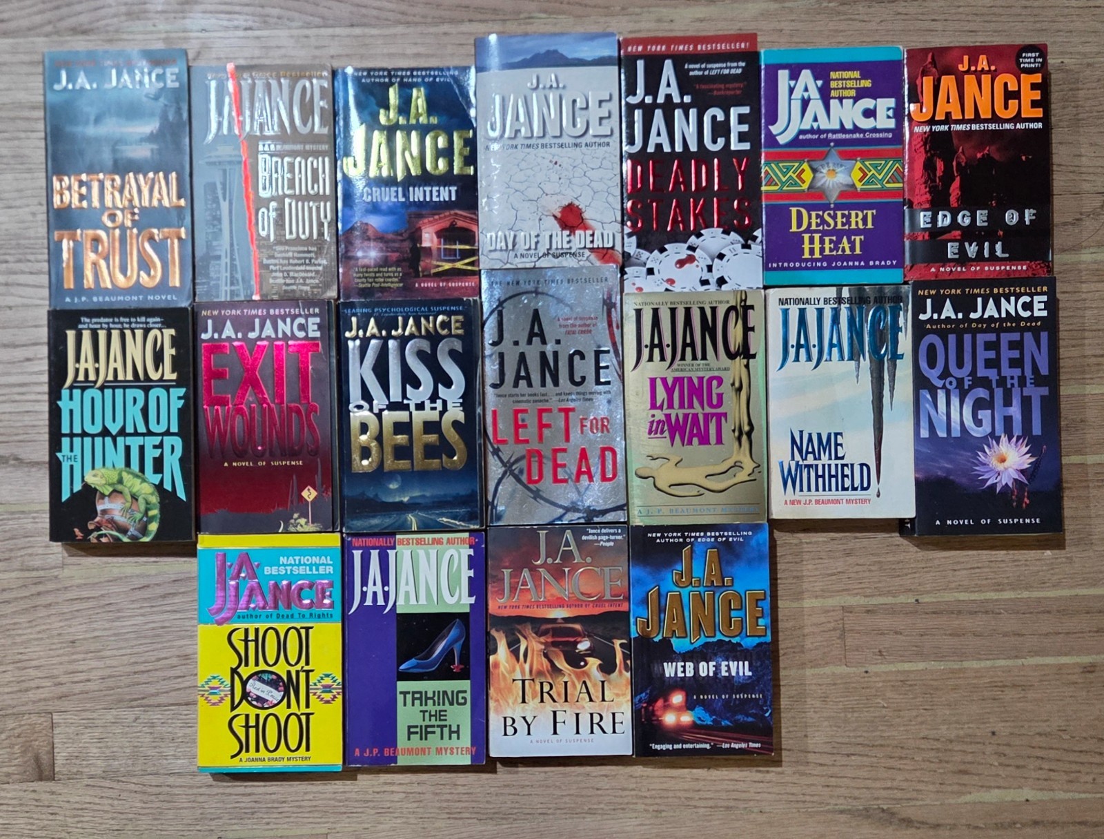 J.A. Jance Book, Novel…..Pick Your Own