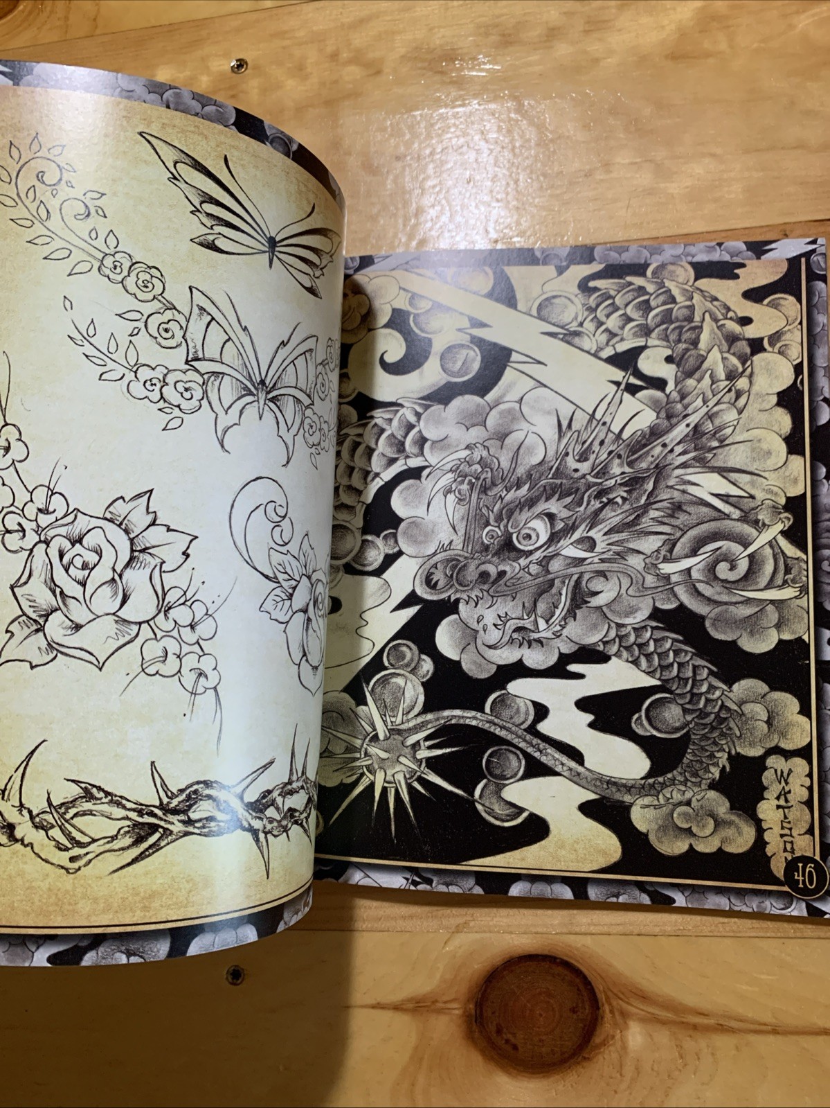 Jim Watson TATTOO SKETCHBOOK Since 1966` (Paperback) Superior Tattoo Flash