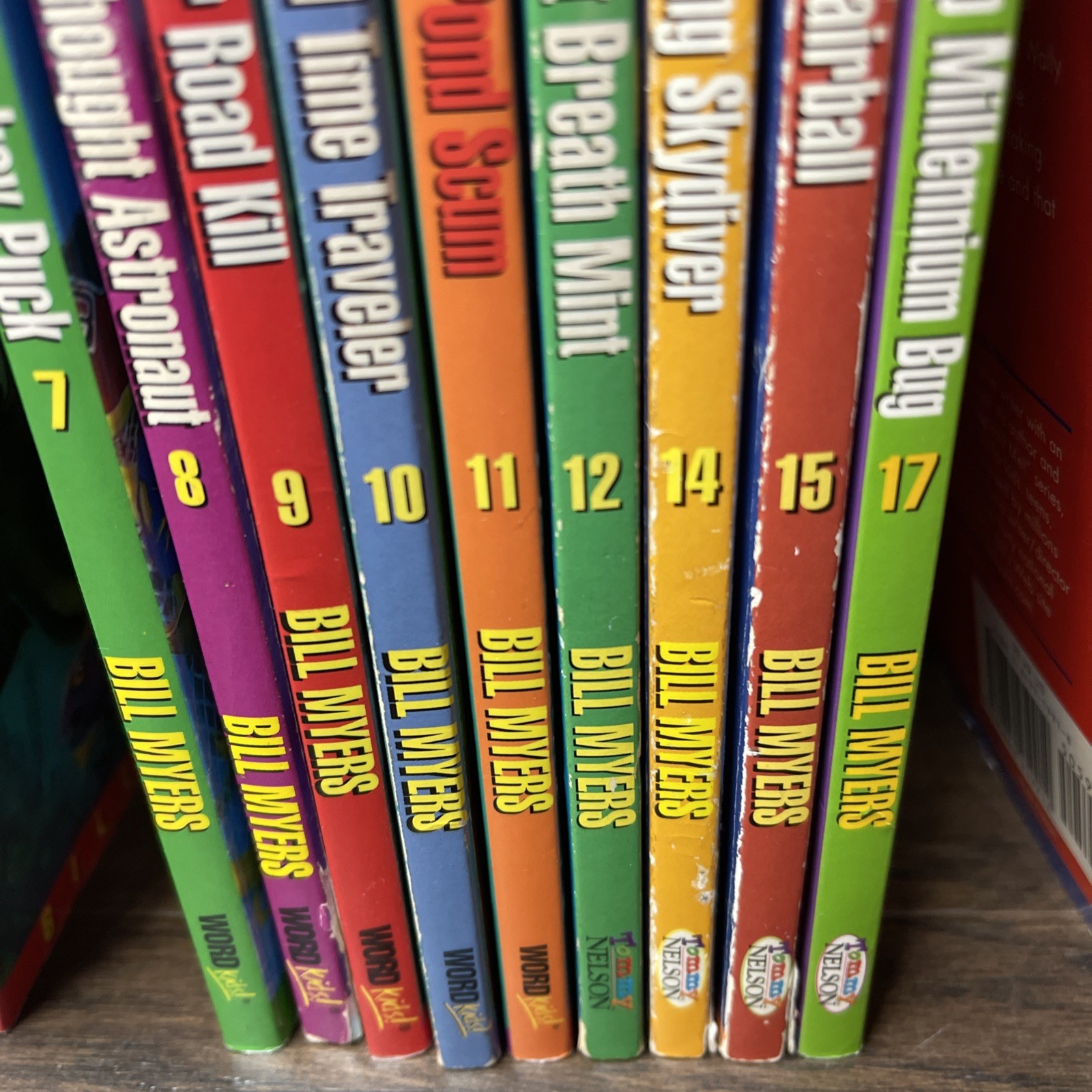 MY LIFE AS A * LOT OF 15 BOOKS by BILL MYERS Kids Novels Fiction Paperback Set