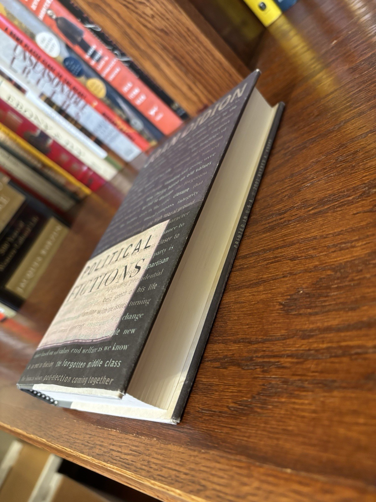 Political Fictions. Joan Didion. 1st HC Ptg. Knopf 2001. Near Fine Unread