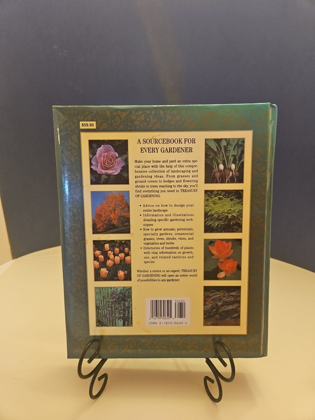 Treasury Of Gardening Hardcover Book 1994 576 Pages