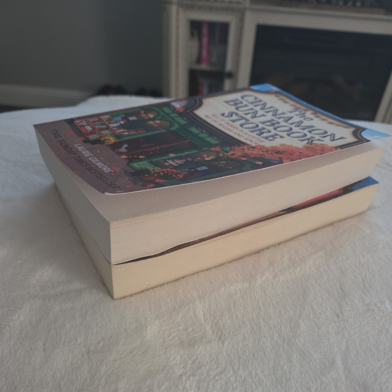2 Books Set: Pumpkin Spice Cafe and Cinnamon Bun Book Store (English, Paperback)