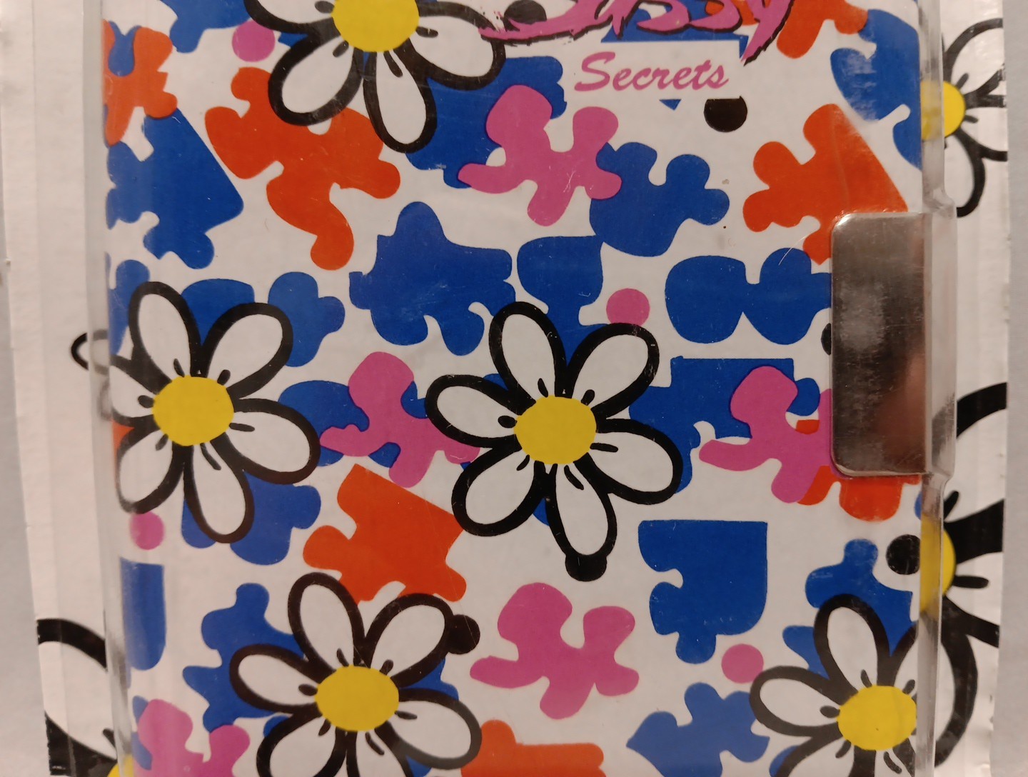 Vintage 1991 Keith Clark Sassy Secrets Diary New On Card 90s Floral Diary NOS