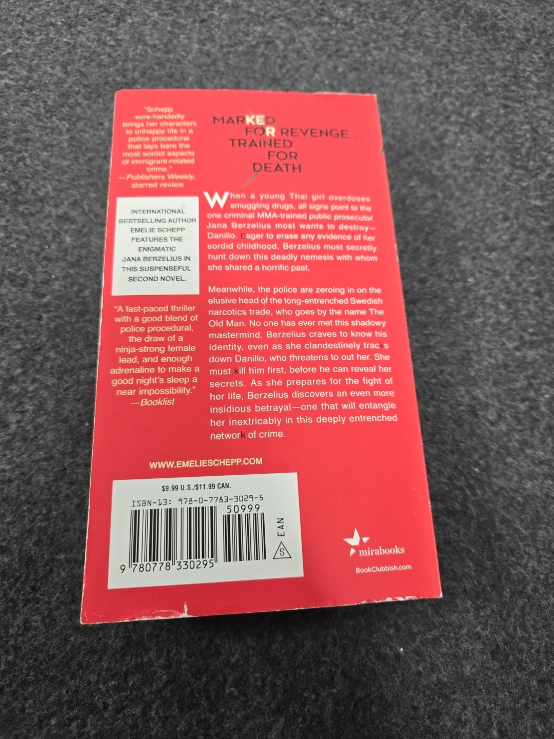 Marked for Revenge, by Emelie Schepp (2017, Us-Tall Rack Paperback)
