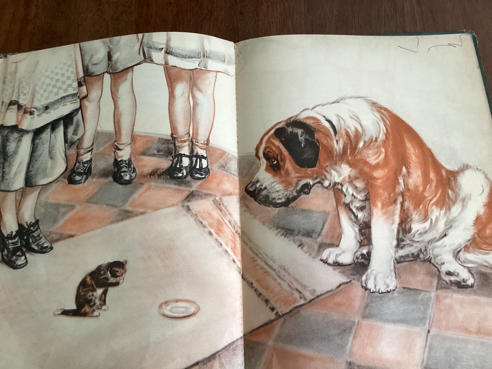 MAJOR AND THE KITTEN Helen Hoke Pictures Diana Thorne hardcover 1941 32 pages