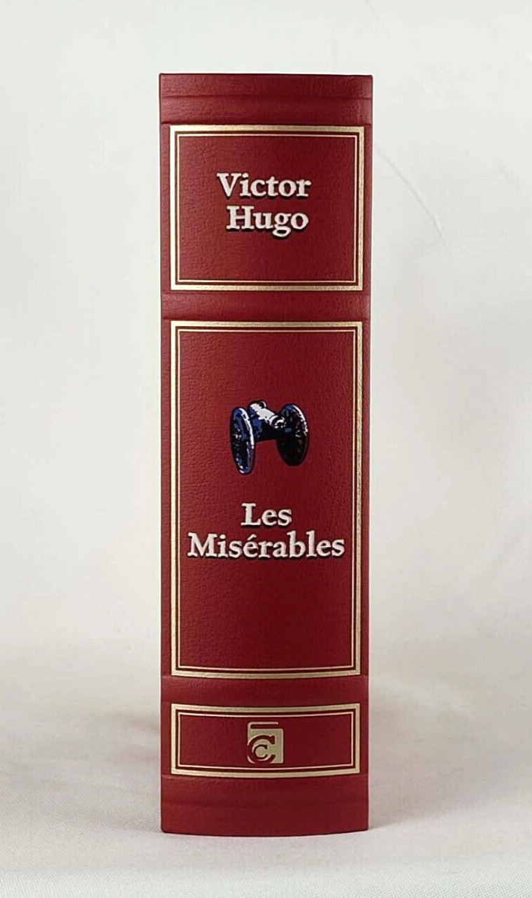 LES MISERABLES Victor Hugo Deluxe Leather Bound Gilded Classics *Like New*