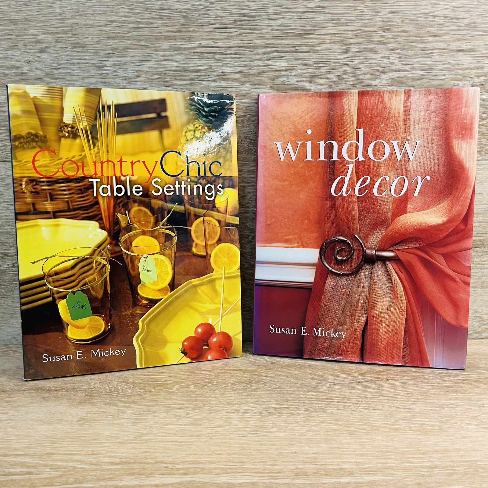 Window Decor Ideas & Country Chic Susan Mickey Hardback Picture How To Book SET