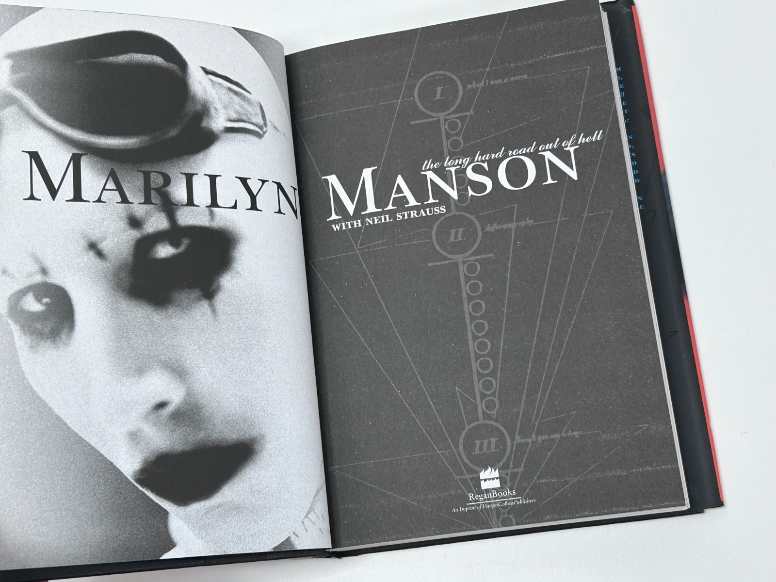 Marilyn Manson The Long Hard Road Out Of Hell 1998 First Edition Hardcover w/DJ