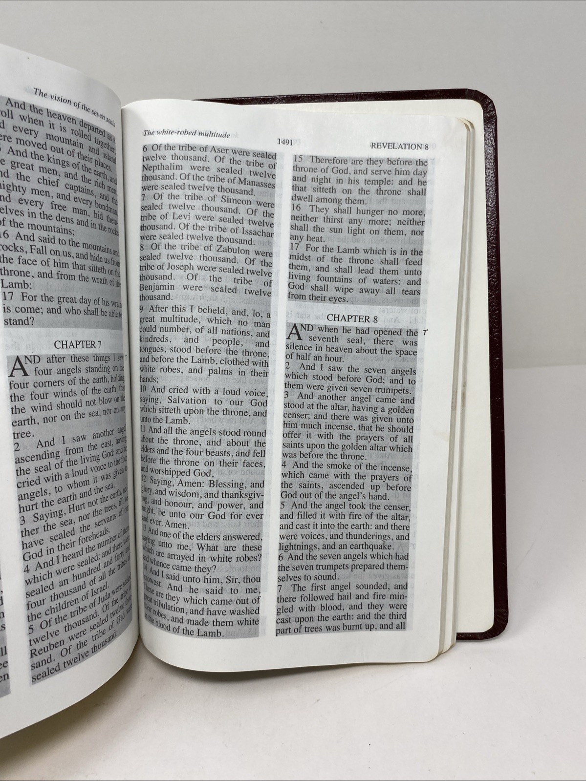 Jack Van Impe Prophecy Bible KJV 1999 Imitation Leather Red Letter Clean Pages