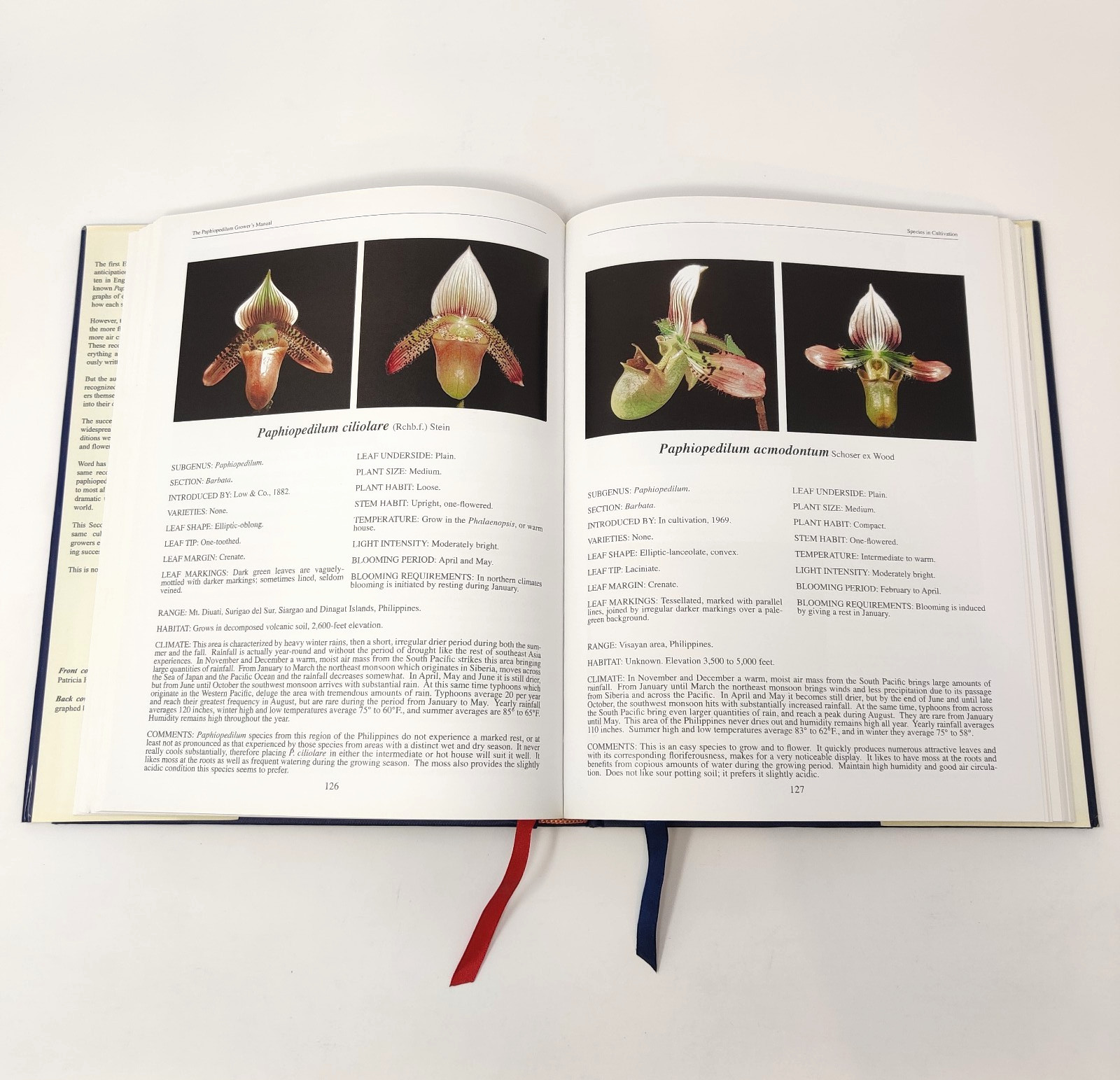 Paphiopedilum Grower’s Manual by Lance A. Birk (1984, Hardcover) HBDJ Flowers