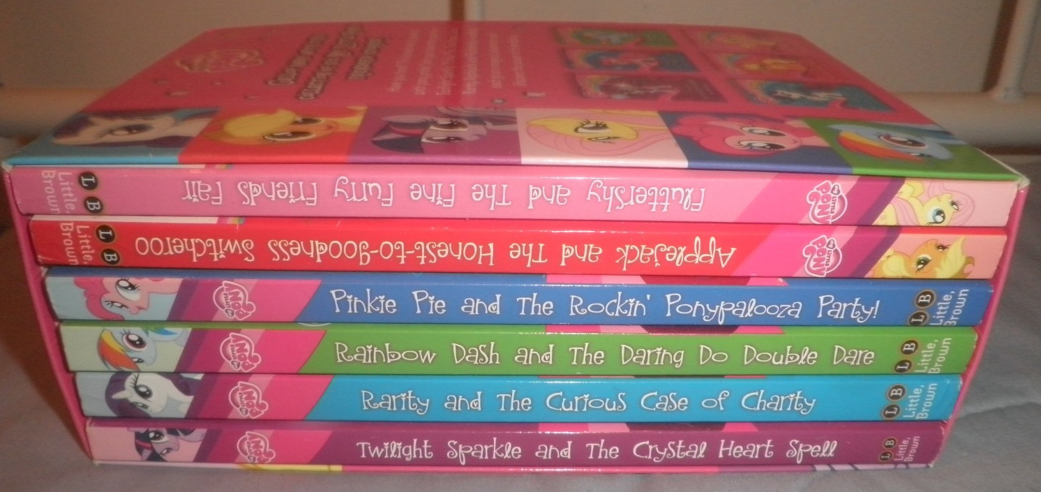 My Little Pony: Best Friends 6 Book Boxed Set (2015, Trade Paperback) Slip Cover