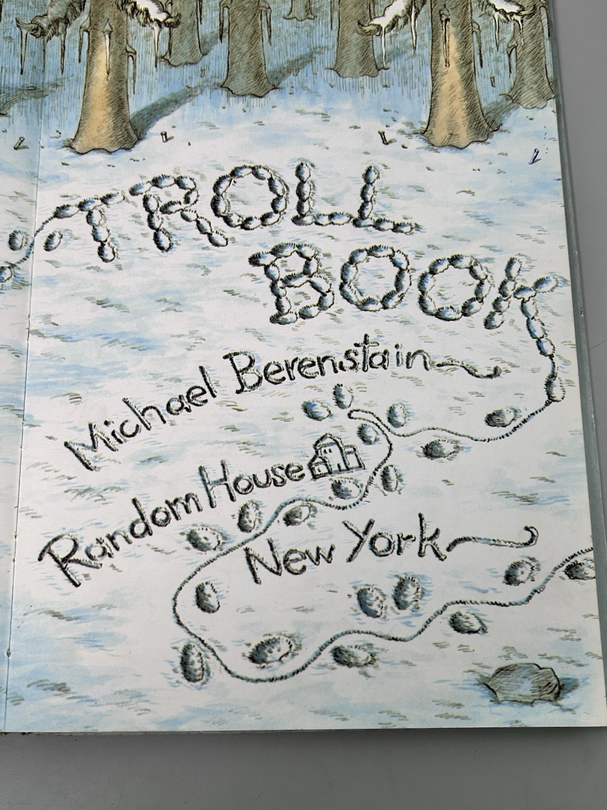 The Troll Book by Michael Berenstain Vintage 1980 HC 1st Edition As-Shown