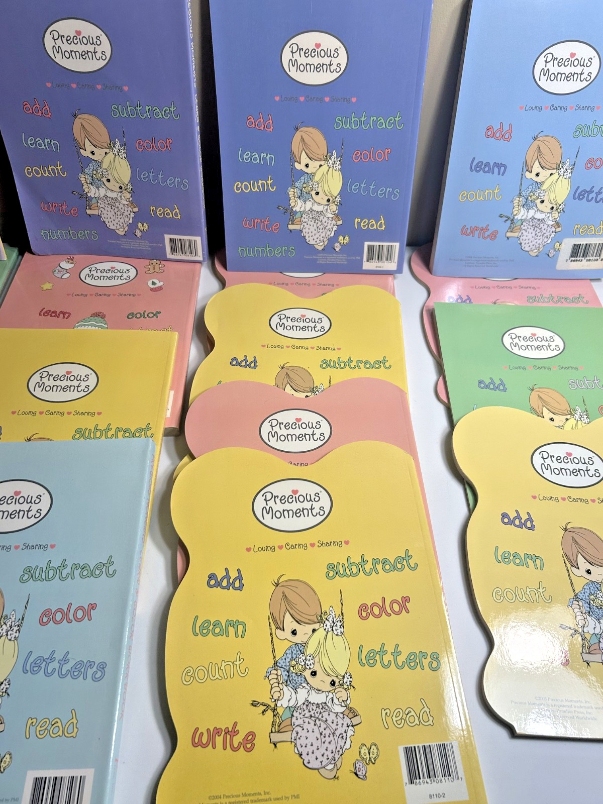 NEW Vintage Lot of 17 Precious Moments Coloring Activity Books Book UNUSED ++