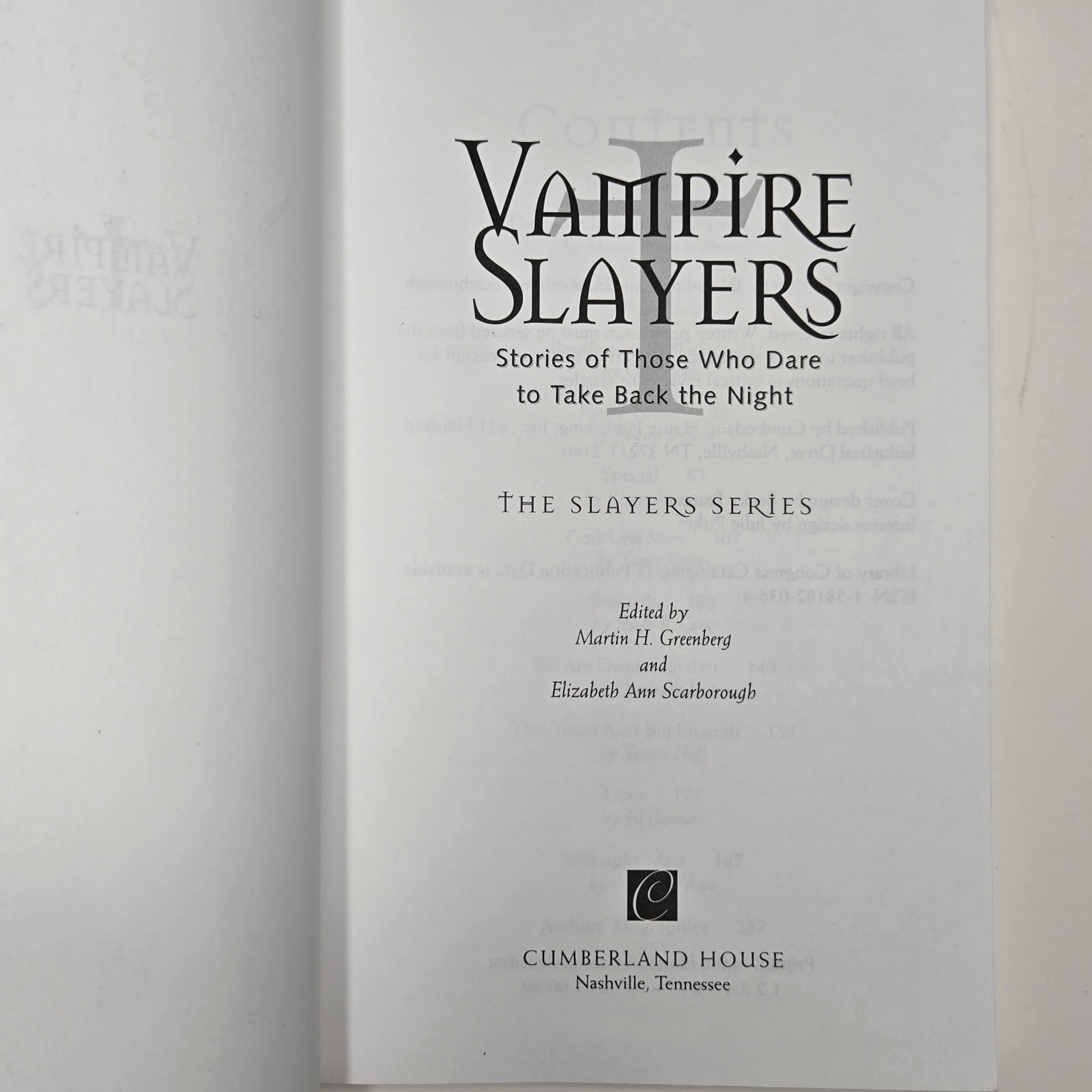 Lot Of 3 Vampire Anthology VTG PB Kiss Of Death/Vampire Slayers/Sons Of Darkness