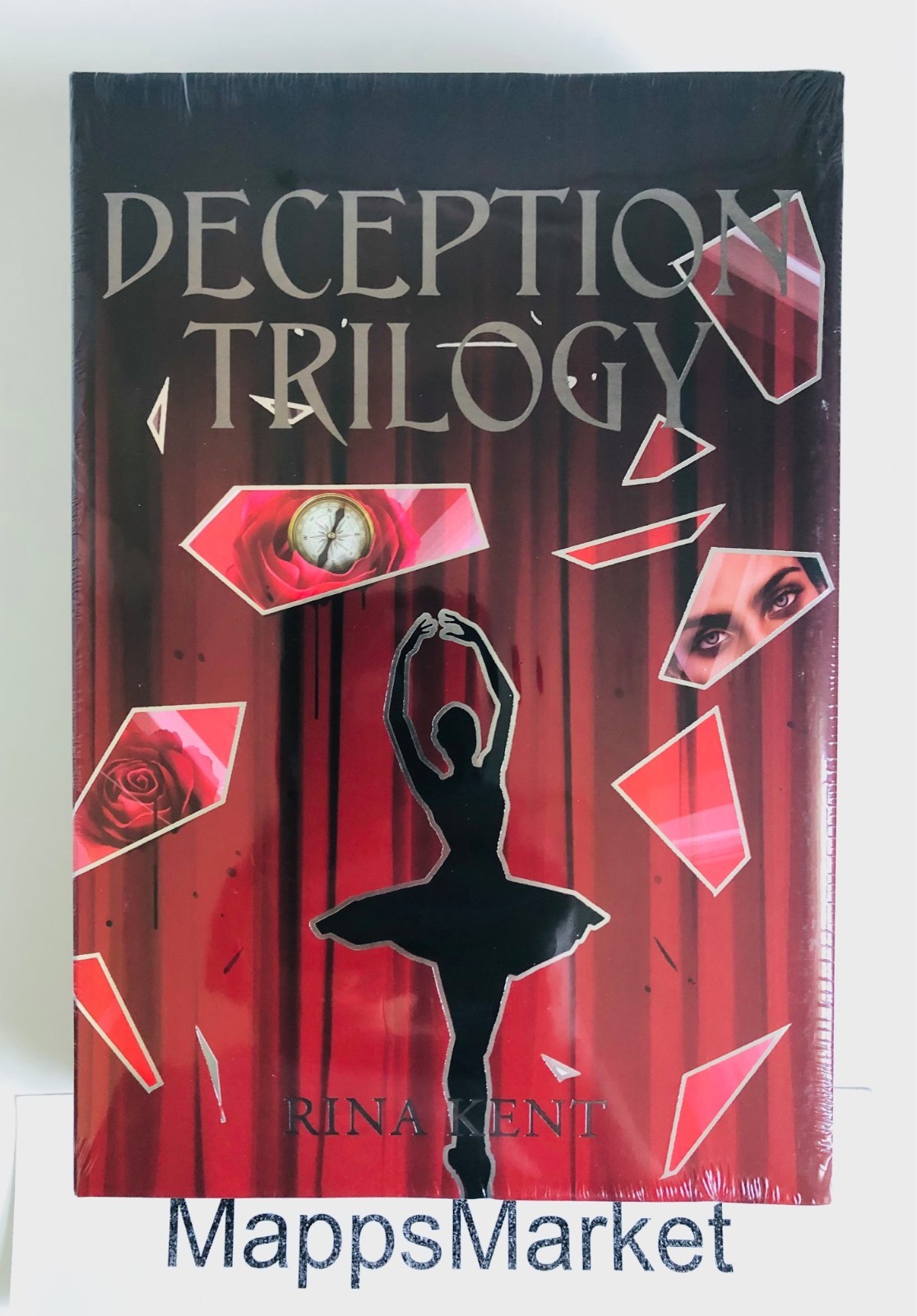SIGNED Deception Trilogy Omnibus Rina Kent BOOKS FOR DAYS Couples Edge OVERLAYS