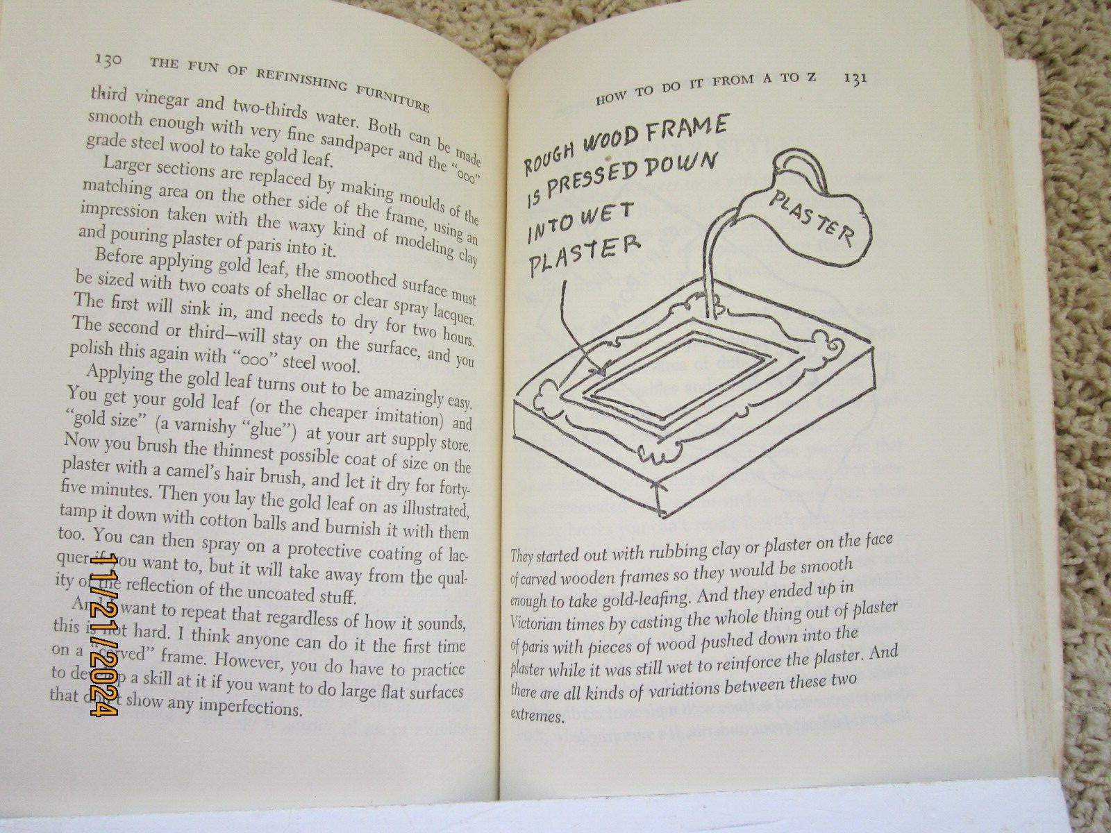 „The Fun of Refinishing Furniture“ 1976 Grotz 244 pages ISBN 0-385-14916-6