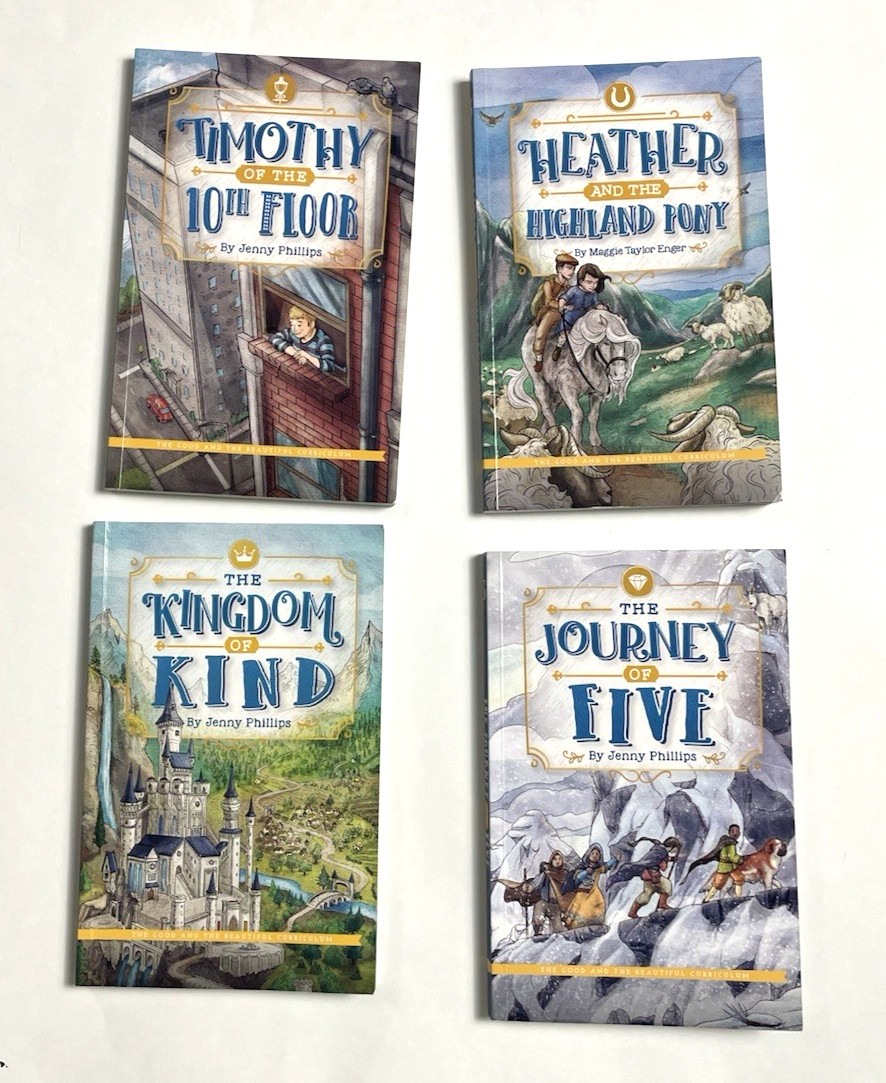 Good & The Beautiful Lvl 3 Readers Language Arts TGTB Timothy Kind Pony: 4 Books
