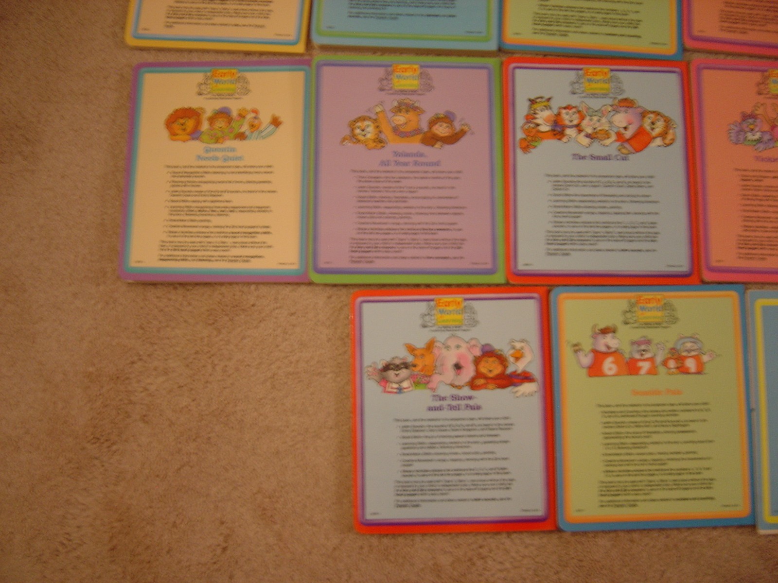 Lot of 21 Early World Of Learning Books by World Book