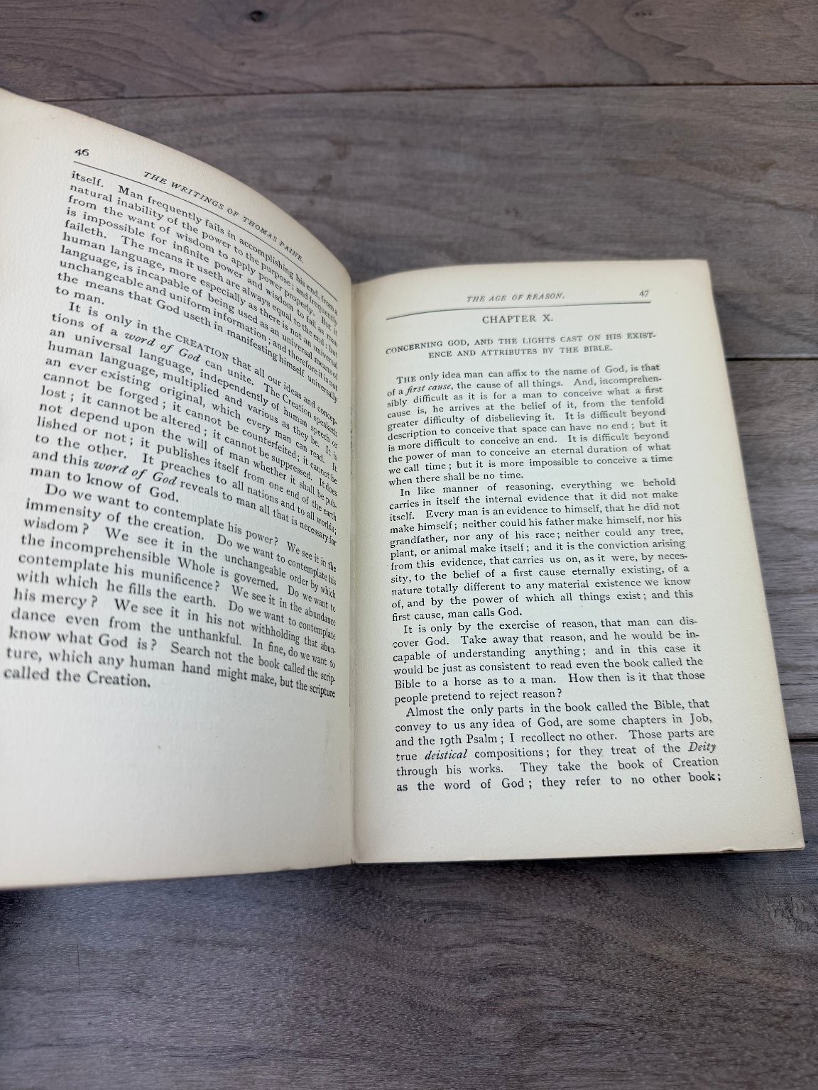 Age of Reason Thomas Paine 1890 Deism Philosophy Knickerbocker Press
