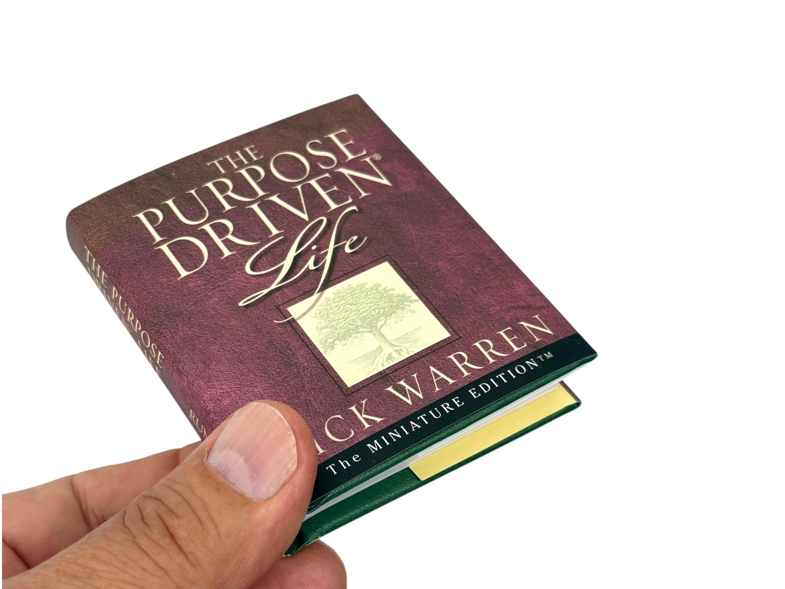 The Pupose Driven, Rick Warren hardcover w dust jacket mini edition pocket 128pg