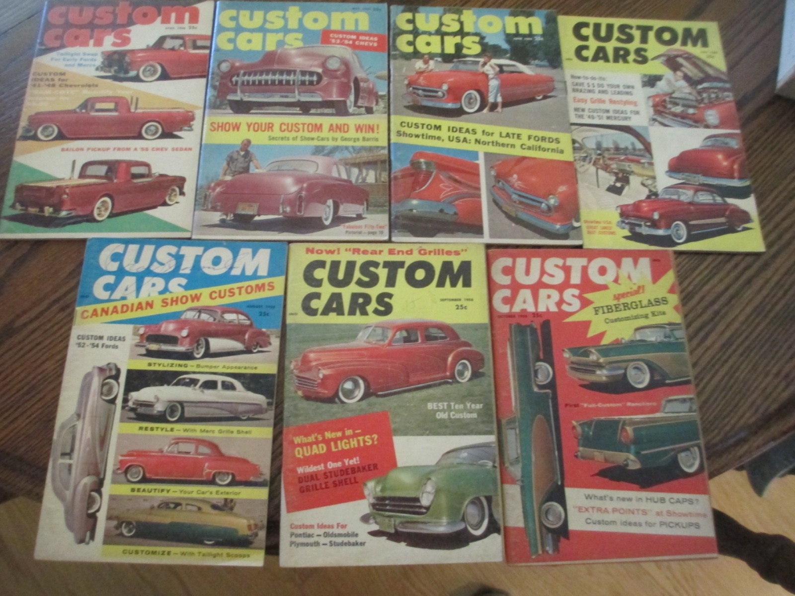 43 CUSTOM CARS MAGAZINES LiTTLE BOOKS Sept 1957 thru AUG 1960 inclusive Vol 1 #1