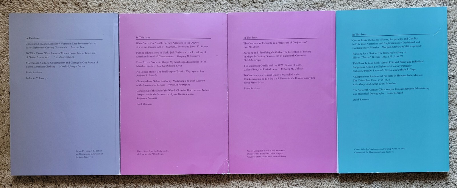 Ethnohistory (20 Volumes), Duke University Press (2005-2021) #1