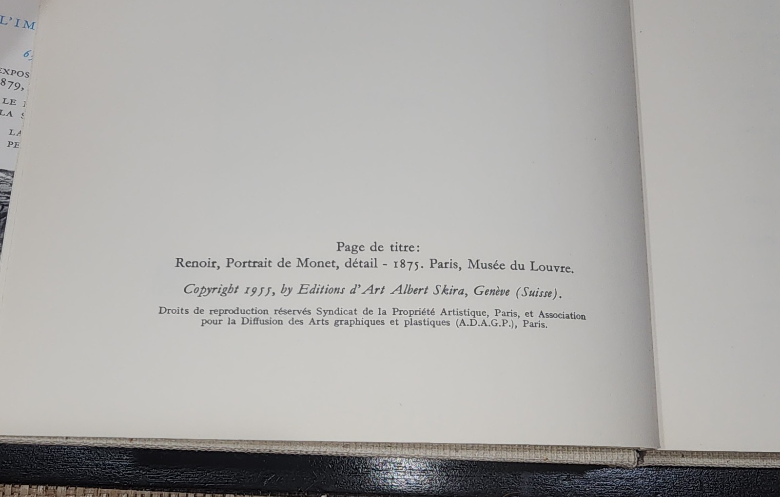 L’Impressionnisme – Jean Leymarie (Skira, 1955) 2 Volumes Art History