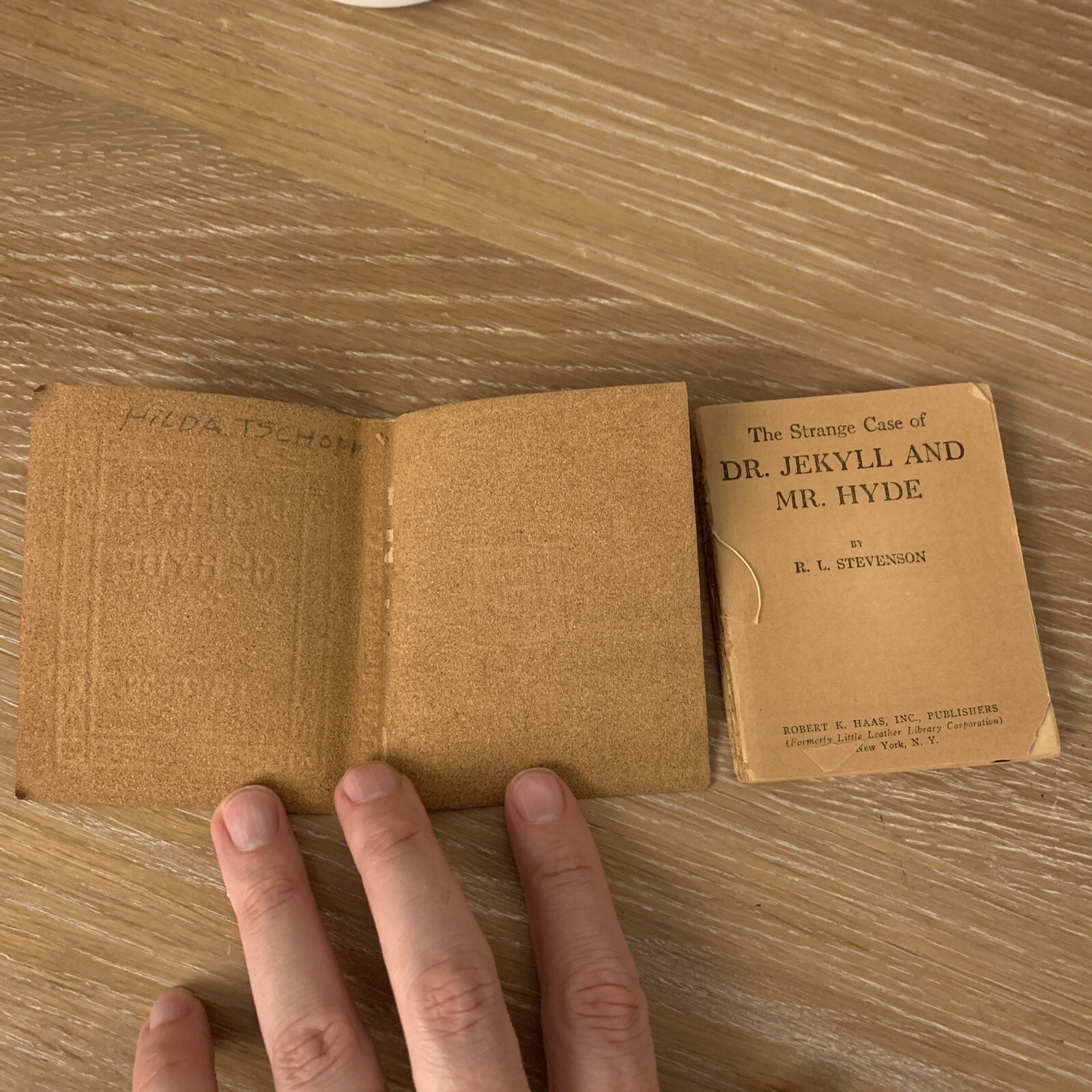 1920’s? Little Leather Library Book Dr. Jekyl And Mr. Hyde, Robert K. Haas