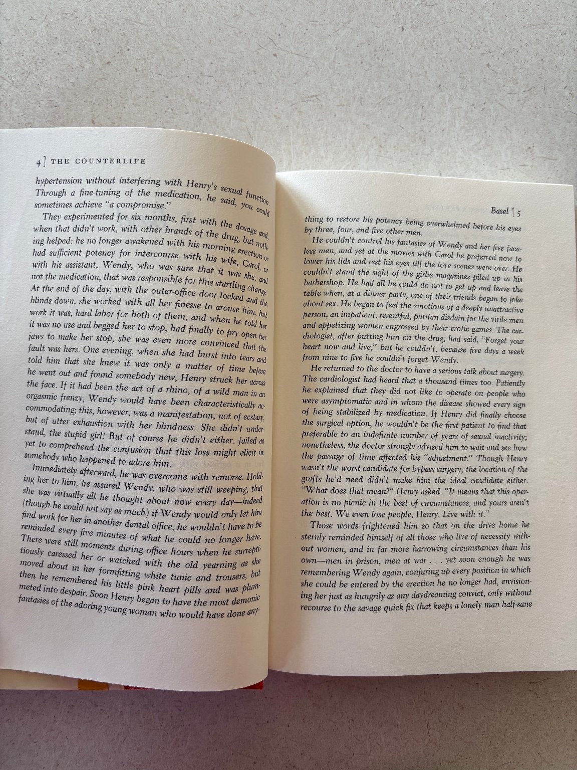 The Counterlife Philip Roth 1986 First Edition Farrar Straus Giroux Novel