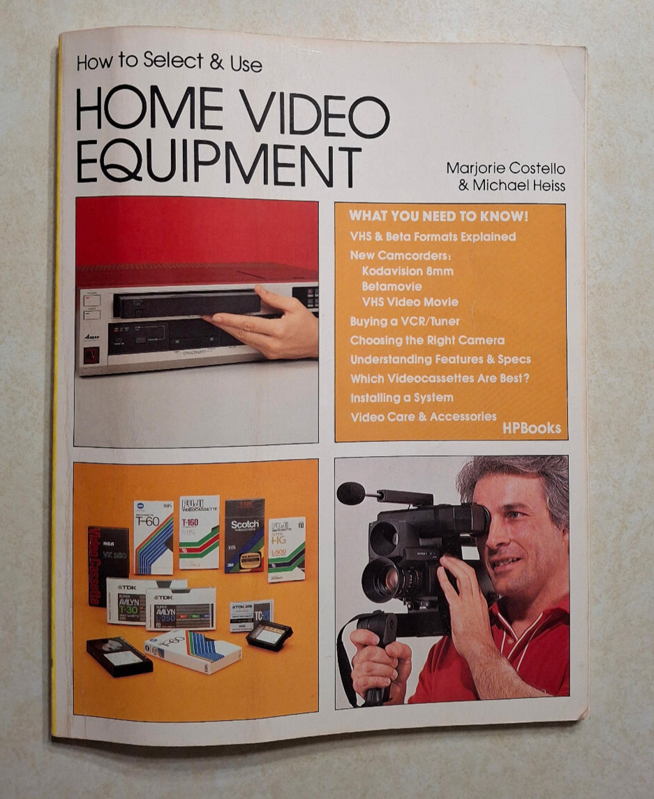 Vintage Home Video Equipment How To Guides Books 1980s Camcorders VCRs VHS Lot