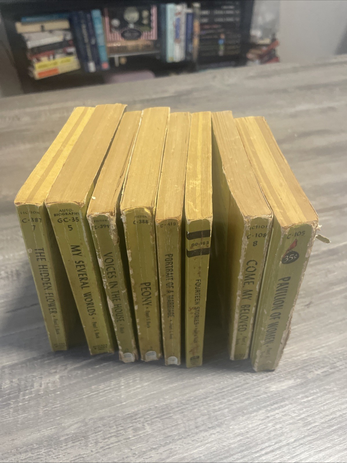 Pearl S. Buck Paperback Book Lot 8 Pocket Books Vintage early 1960s