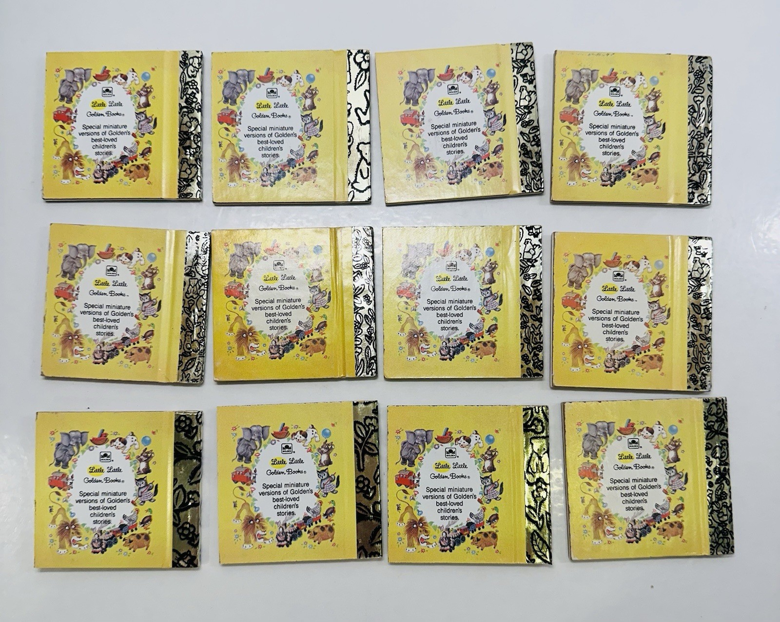 Little Little Golden Mini Books 1-12 Set Vintage
