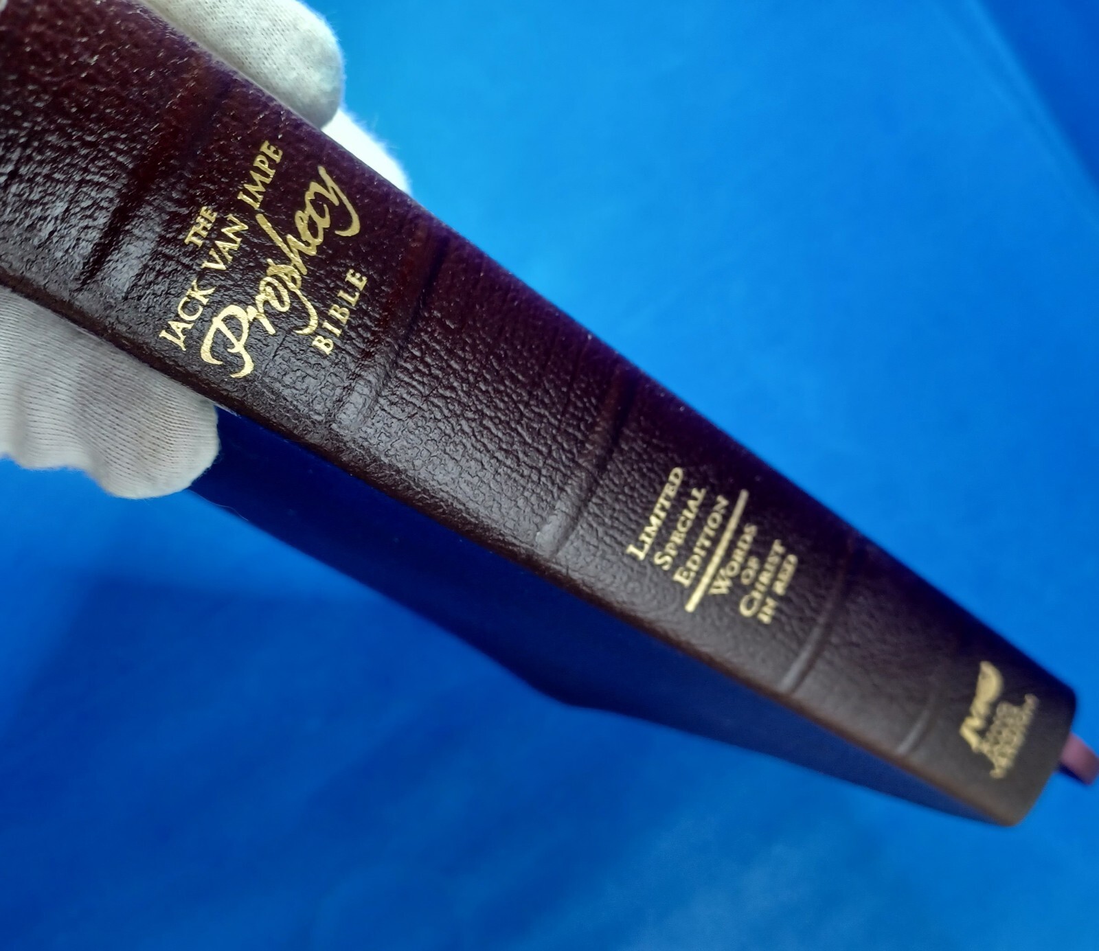 The Jack Van Impe Prophecy Bible Red Letter King James Limited Ed Gilt Pages
