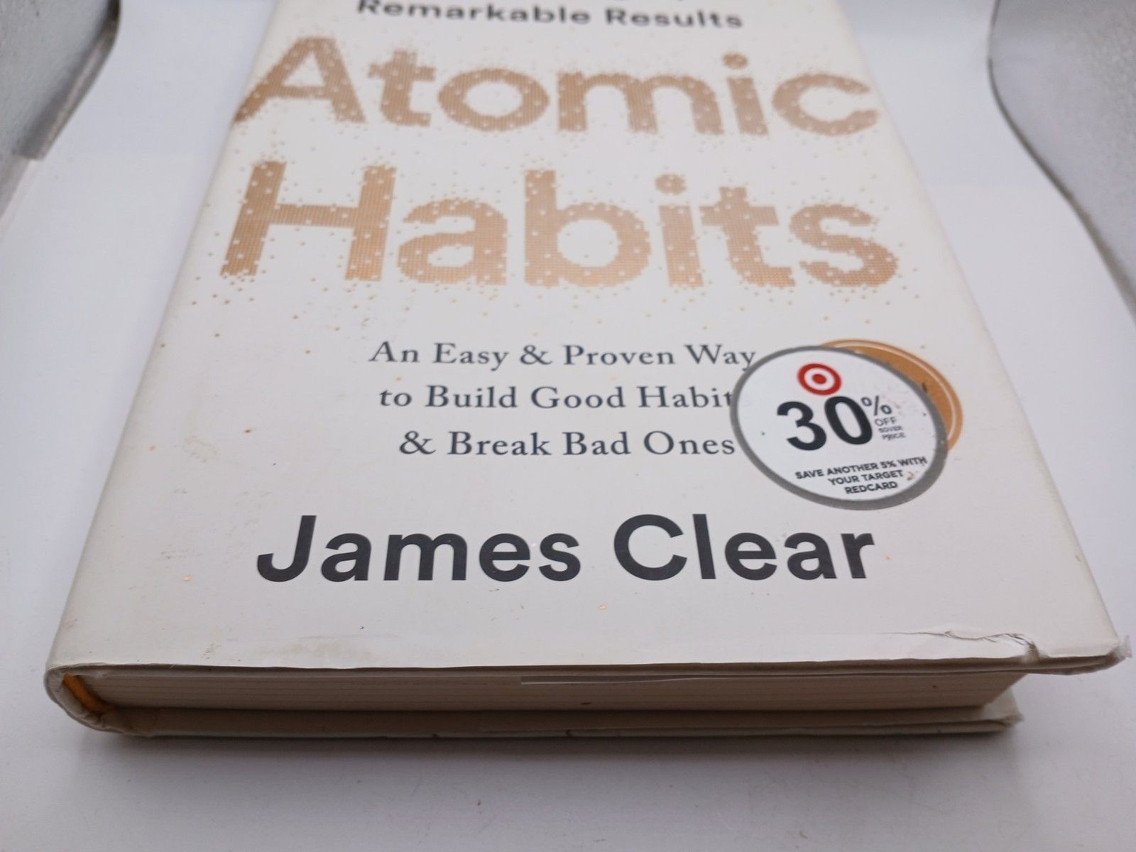 Atomic Habits A Simple Way to Build Good Habits Hardcover Book James Clear 2018
